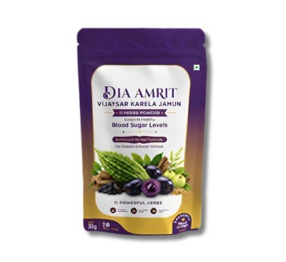 Dia Amrit Vijaysar Karela Jamun Powder Dia Amrit Vijaysar Karela Jamun Powder